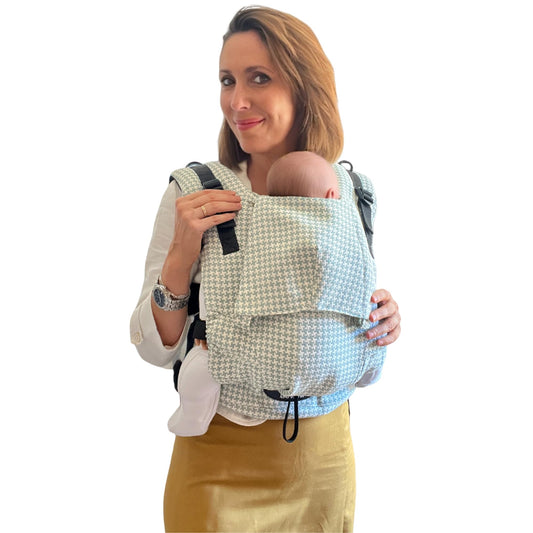 Amarsupiel Babytrage Ergonomisch Baumwolle Atmungsaktiv Mint
